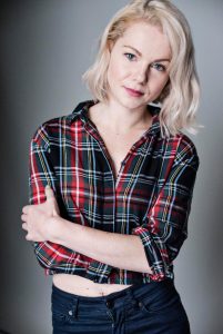 Amy Lennox plays Chloe Godard in Holby City