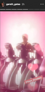 Faye Brookes and Gareth Gates