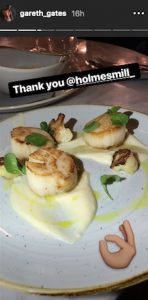 Faye Brookes and Gareth Gates