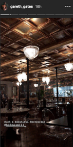 Faye Brookes and Gareth Gates