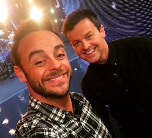 The Geordie duo Ant McPartlin and Declan Donnelly (Credit: Instagram)