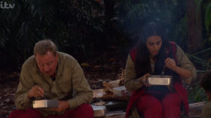 Harry Redknapp and Sair Khan on I'm A Celebrity