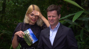 Holly Willoughby and Dec Donnelly during the first Bushtucker trial