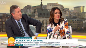 Susanna Reid and Piers Morgan on GMB