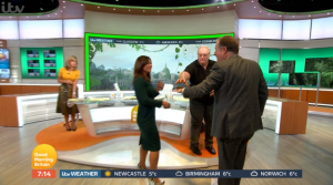 Piers Morgan Susanna Reid on GMB