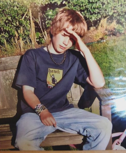 James as a youngster