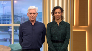 Phillip Schofield and Rochelle Humes on This Morning