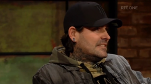 Shayne Lynch on an Irish talk show