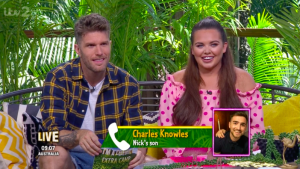 extra camp i'm a celeb scarlett moffatt joel dommett