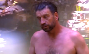 Nick Knowles in camp