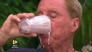 Harry chugged away