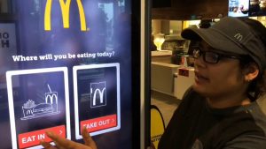 McDonald touchscreen advert YouTube