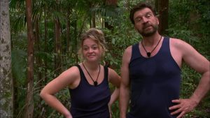 Nick and Emily during the Dingo Dollar challenge