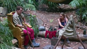 John with Rita Simons in camp