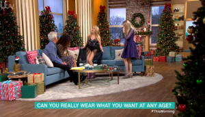 Gillian McKeith and her daughter on This Morning