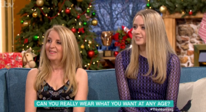 Gillian McKeith and her daughter on This Morning
