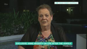 Anne spoke after her jungle exit