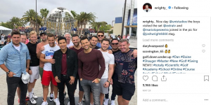 Mark and Mario Lopez on Extra