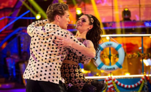 Lauren says AJ was a tough dance partner (Credit: BBC)
