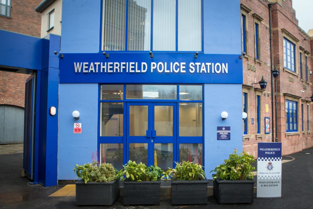Corrie Police station ITV
