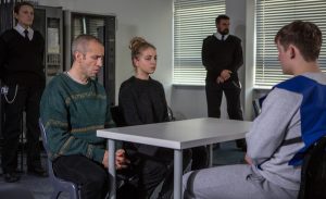 Sam and Belle visit Lachlan in prison Emmerdale 