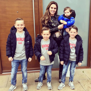 DAnielle Lloyd with four sons