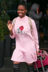 Strictly Come Dancing celebrities and dancers leave their hotel: Oti Mabuse
