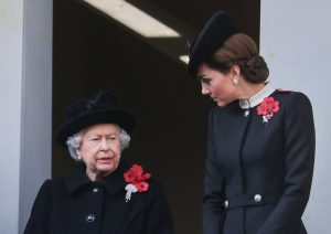 The Queen, accompanied by senior members of the Royal Family attends the Remembrance Day Parade at The Cenotaph on the centenary of the end of the First World War.