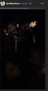 Beckham New Year's Eve party (Credit: Instagram)