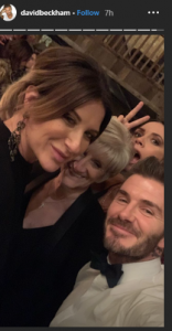Beckham New Year's Eve party (Credit: Instagram)