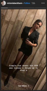 Beckham New Year's Eve party (Credit: Instagram)