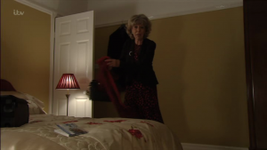 Audrey was horrified to discover Lewis' lifeless body (Credit: ITV)