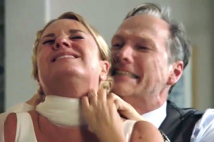 Ray strangles Mel