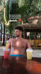 Gabby shared this snap to thank Myles