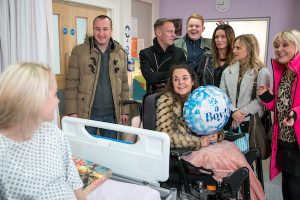 Sinead baby shower coronation street