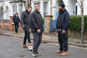 Mick and Linda on the rocks in EastEnders 