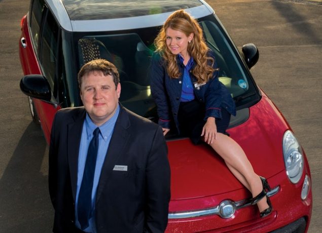 Peter Kay as John and Sian Gibson as Kayleigh in the BBC comedy Peter Kay’s Car Share (BBC/PA)