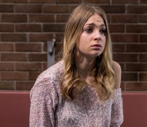 Charity fell pregnant with Ryan when she was 14 after being raped by DI Bails