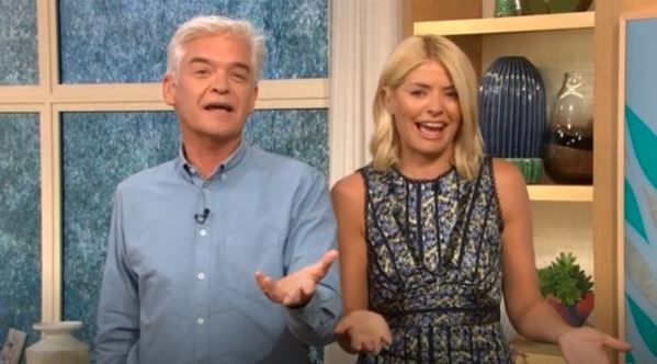 Phillip Schofield and Holly Willoughby on Love Island