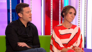 Matt Baker and Alex Jones on The One Show (Credit: BBC)