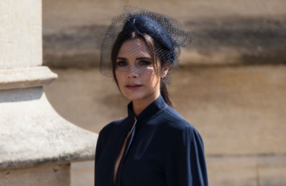 Victoria Beckham at the royal wedding (Credit: WENN)