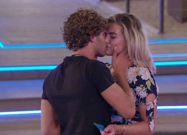 Love Island's Eyal and Megan kiss during truth or dare