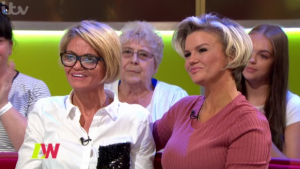 Kerry Katona and Danniella Westbrook on Loose Women (Credit: ITV)