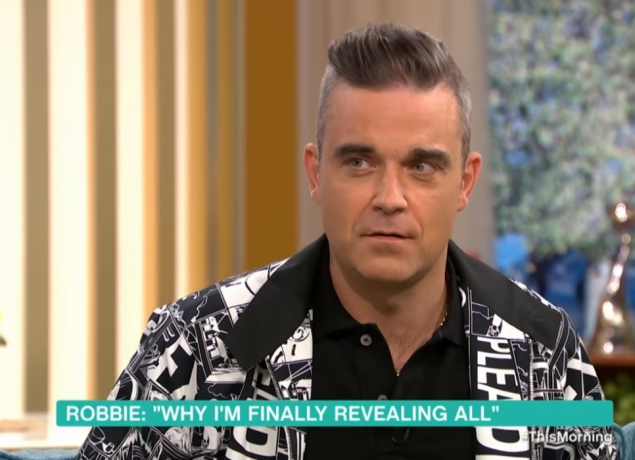 robbie-williams on This Morning (Credit: ITV)