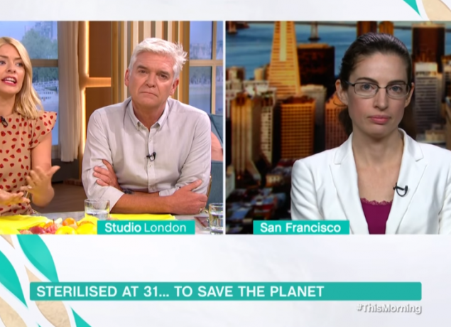 Holly and Phil interview woman, who was sterilized at 31