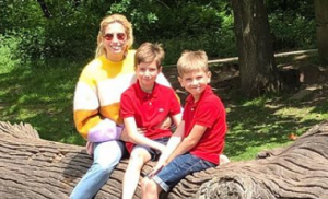 Stacey Solomon and her sons (Credit: Instagram)