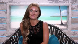 Love Island's Dani Dyer talks in the beach hut