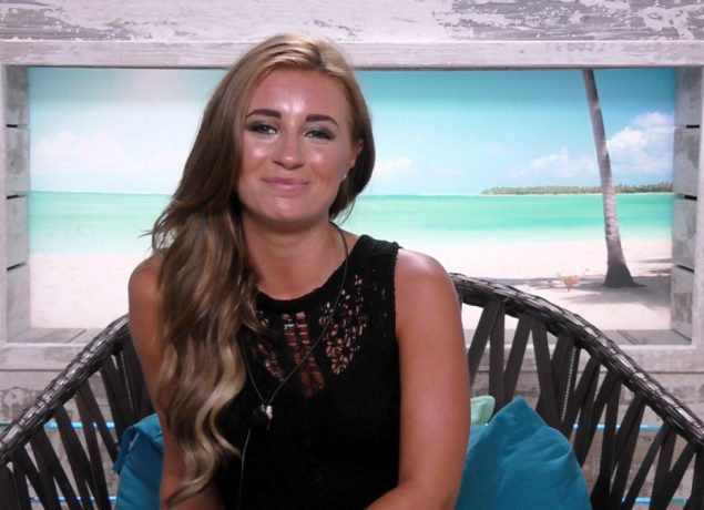 Love Island's Dani Dyer talks in the beach hut