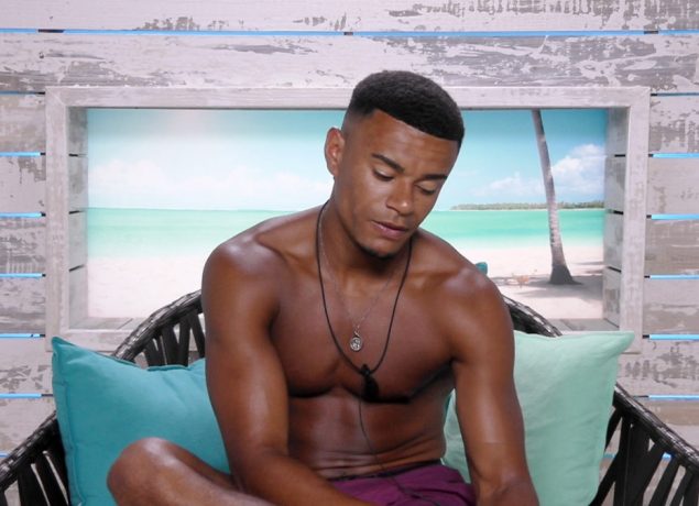 Love Island's Wes in the Beach Hut