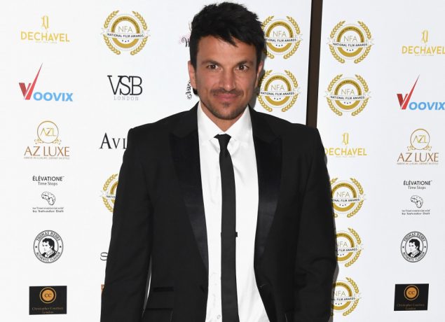 Peter Andre attends the National Film Awards UK at Porchester Hall